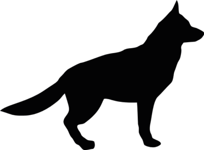 german shepherd, dog silhouette free svg file