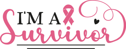 I am survivor, breast cancer awareness - free svg file for members