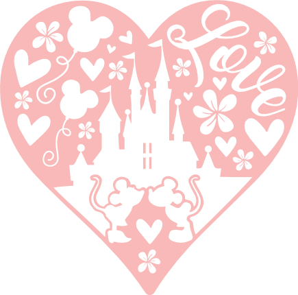 Minnie Monogram Frame SVG - Minnie Mouse SVG