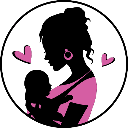 black mom holding baby, maternity - free svg file for members
