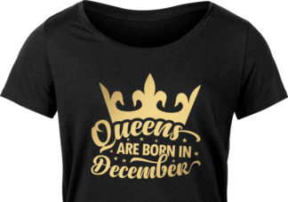 queens are born in december, crown, birthday - free svg file for members