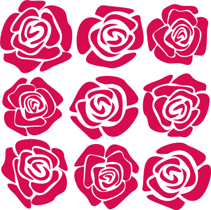 simple rose svg