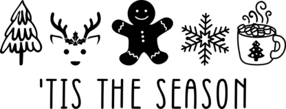 tis the season, christmas - free svg file for members