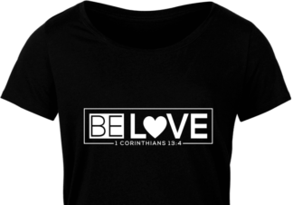 Be love, 1 corinthians 13:4, Bible Verse tshirt design - free svg file for members