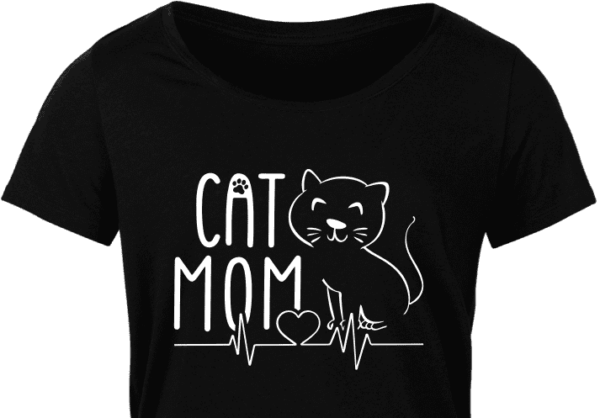 Cat Mom Cat Lover T Shirt Design Free Svg File For Members Svg Heart
