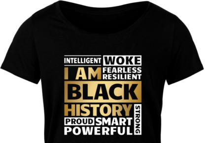 i am black history, golden png, intelligent proud smart- free svg file for members