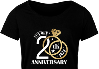 Its our 20th 2023 anniversary, golden svg and png sublimation - free svg file for members