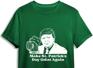 Donald trump, make st patricks day great again - free svg file for members