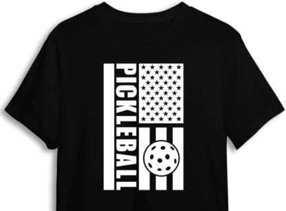 pickleball, USA flag, tshirt design - free svg file for members