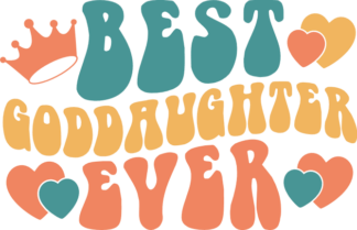 best goddaughter ever, christian - free svg file for members