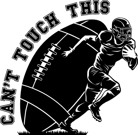 Football Player Hitting Ball PNG & SVG Design For T-Shirts