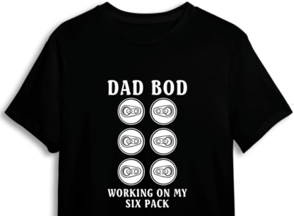 Dad bod working on my six pack, Funny Daddy Shirt free svg file