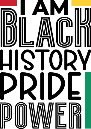 i am black history pride power, freedom - free svg file for members