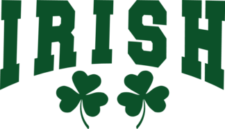 Irish sign, clover leaves, shamrock for luck - free svg file for members