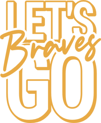lets go braves, football fan shirt design - free svg file for members