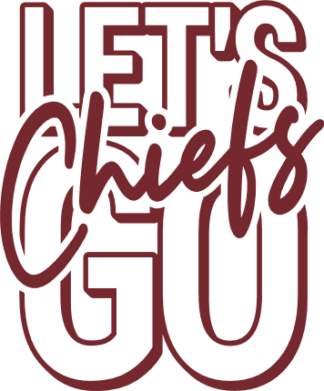 lets go chiefs, football lover shirt design - free svg file for members