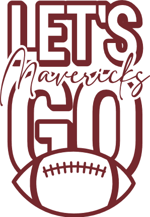 lets go mavericks american football shirt design - free svg file for members
