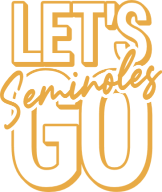 lets go seminoles, football fan tshirt design - free svg file for members