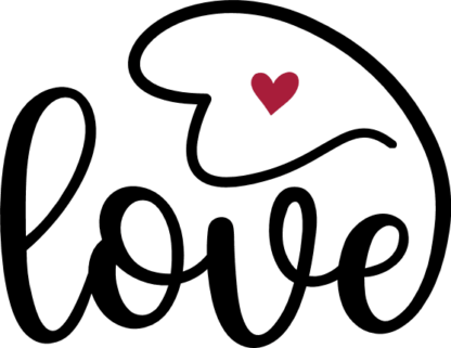 Love sign, heart, valentines day gift - free svg file for members