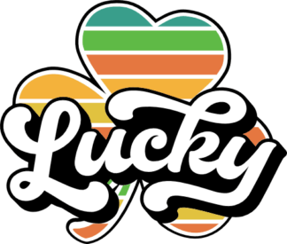 Lucky sign, clover leaf, st patricks day - free svg file for members
