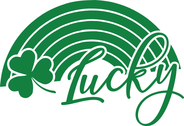 Lucky Shamrock Rainbow Clover Leaves St Patricks Day Shirt Free Svg