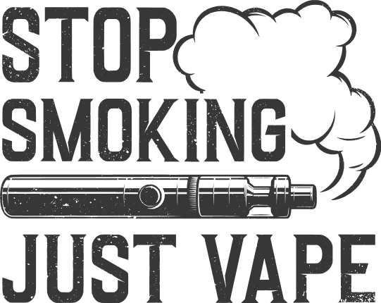Stop Smoking, Just Vape, Vaping Shirt Design, Funny Quotes Free Svg File |  SVG Heart