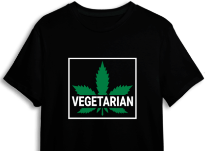 Vegetarian marijuana leaf, funny stoner shirt free svg file