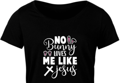 No bunny loves me like jesus, christian easter sweatshirt free svg file