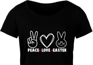 Peace, love, easter, cute easter tshirt design free svg file
