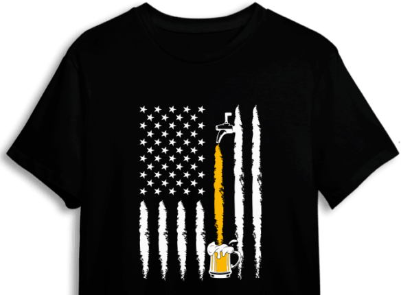 Beer USA flag, beer tap, beer lover tshirt design free svg file - SVG Heart
