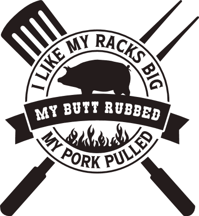 I Like My Butt Rubbed And My Pork Pulled Funny Kitchen Apron BBQ Funny –  Freedomtees USA