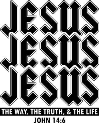 Jesus, the way, the truth and the life, John 14:6 - free svg file for members