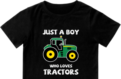 Just a boy who loves tractors, farmer boy tshirt design free svg file