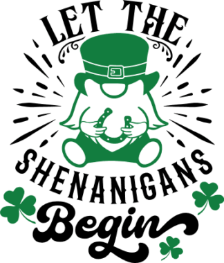 Let the shenanigans begin, saint patricks day - free svg file for members
