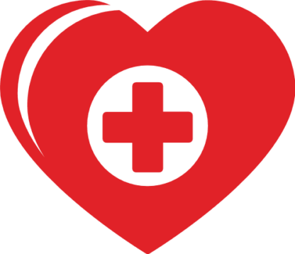 Nurse Heart, Medic symbol, Clipart image free svg file