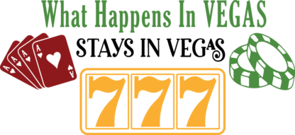 Casino lover shirt design, what happens in vegas, stays in vegas - free svg file for members