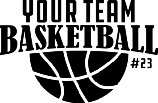 Basketball lover, Custom team name - free svg file for members