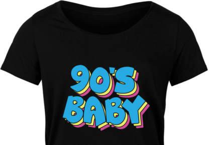 Nineties Baby, 90s birthday tshirt design - free svg file for members