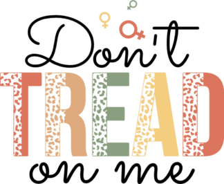 Dont tread on me, leopard design free svg file