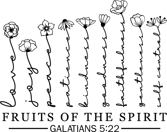 Fruits Of The Spirit Svg For Cricut Sublimation Files - Inspire Uplift