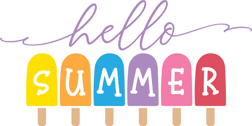 Hello summer, ice cream clipart image - free svg file for members - SVG ...