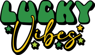 Lucky vibes, st patricks day tshirt design free svg file