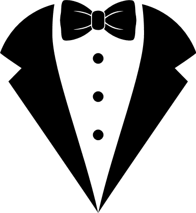 Suit icon clipart image, mens suit - free svg file for members - SVG Heart