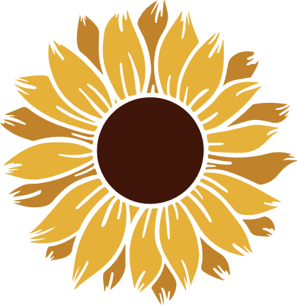 Sunflower Clipart Image Free Svg File