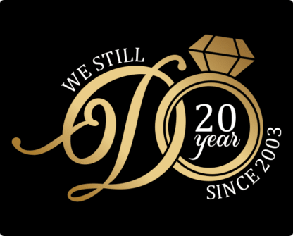 We still do 20 years since 2003, ring, anniversary gift - free svg file for members