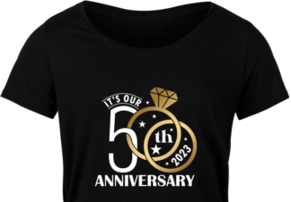 Anniversary shirt design, It's Our 5th Anniversary, 2023 - free svg file for members