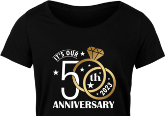 5th or 50th wedding Anniversary, It's Our 5th Anniversary, 2023 - free svg file for members
