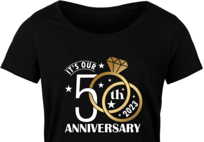 5th or 50th wedding Anniversary, It's Our 5th Anniversary, 2023 - free svg file for members