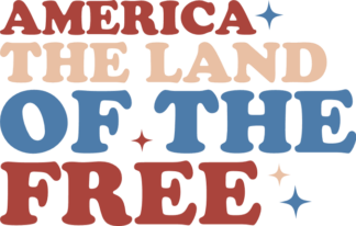 America the land of the free, 4th july ,independence day tshirt design free svg file