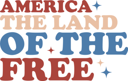 America the land of the free, 4th july ,independence day tshirt design free svg file